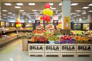 Novus супермаркет Billa