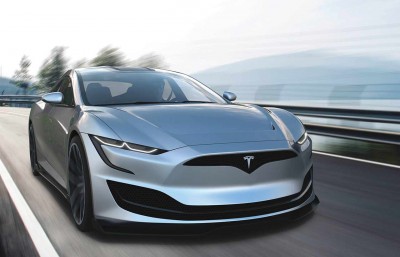 прототип Tesla Model S