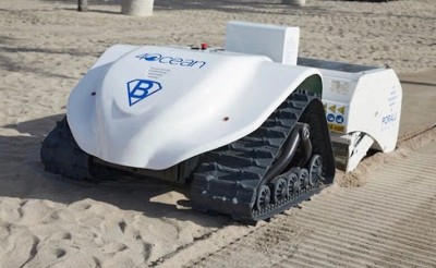 сша робот BeBot уборка пляж