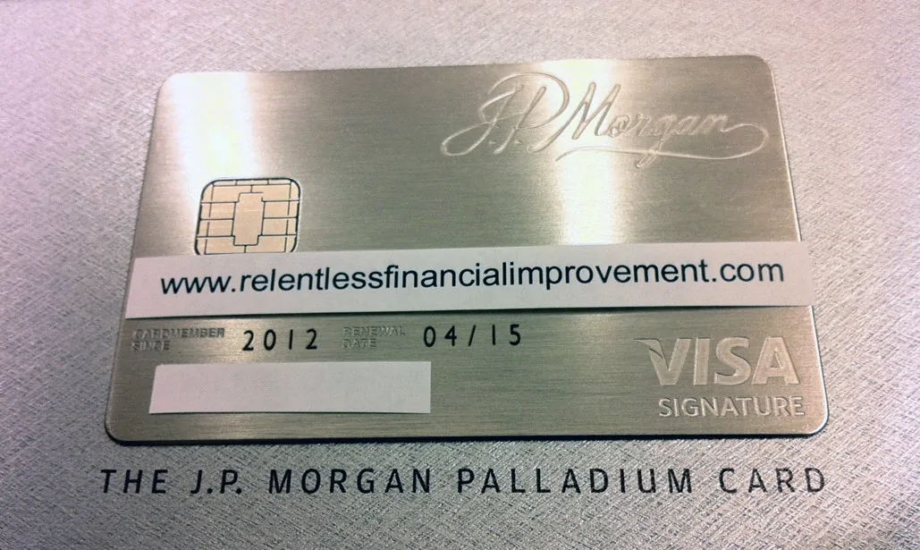 J.P. Morgan Palladium Card J.P. Morgan Palladium Card